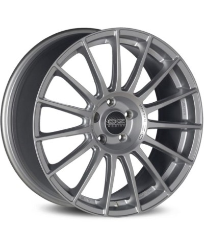 Jante ALU, OZ SUPERTURISMO LM  MATT RACE SILVER + BLACK LETTERING, 8X18 5/112 ET45, Alésage 66.6