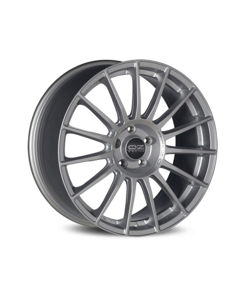 Jante ALU, OZ SUPERTURISMO LM  MATT RACE SILVER + BLACK LETTERING, 8X18 5/112 ET45, Alésage 66.6
