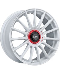 Jante ALU, OZ  SUPERTURISMO EVOLUZIONE WRC Blanc racing , Lettrage rouge 8.5X19 5/112 ET38, Alésage 75.1