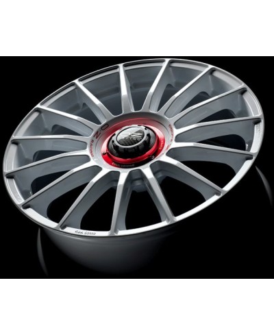 Jante ALU, OZ  SUPERTURISMO EVOLUZIONE WRC Blanc racing , Lettrage rouge 8.5X19 5/112 ET38, Alésage 75.1