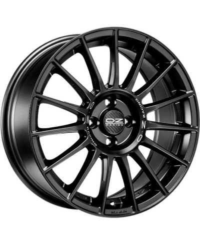 Jante ALU, OZ  Superturismo LM - Noir mat  ,Lettrage argent 7.5X17 4/108 ET40, Alésage 75