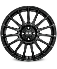 Jante ALU, OZ  Superturismo LM - Noir mat  ,Lettrage argent 7.5X17 4/108 ET40, Alésage 75