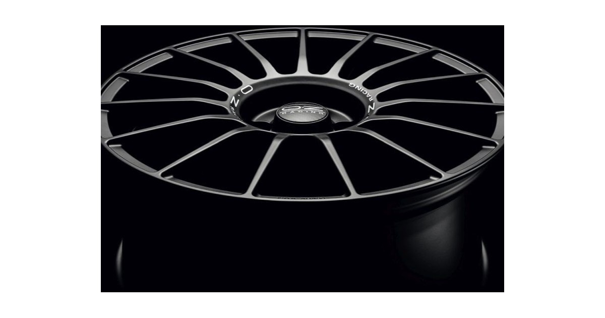 Jante ALU, OZ  Superturismo LM - Noir mat  ,Lettrage argent 7.5X17 4/108 ET40, Alésage 75
