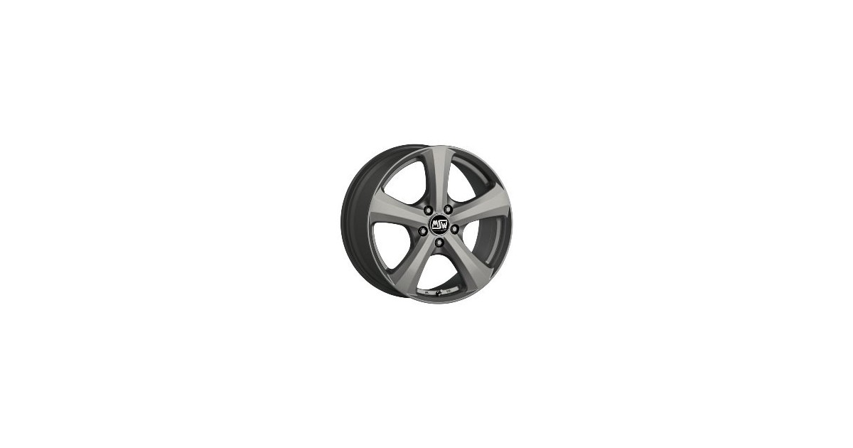 Jante ALU, MSW 19/GS/ET26 GREY SILVER, 8X17 5/112 ET26, Alésage 66.60