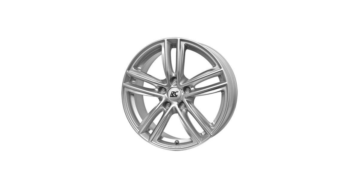 Jante Alu  RC Design RC27 (KS) CRYSTAL SILVER 7,5x17 5x112 ET36 , Alésage 66.6