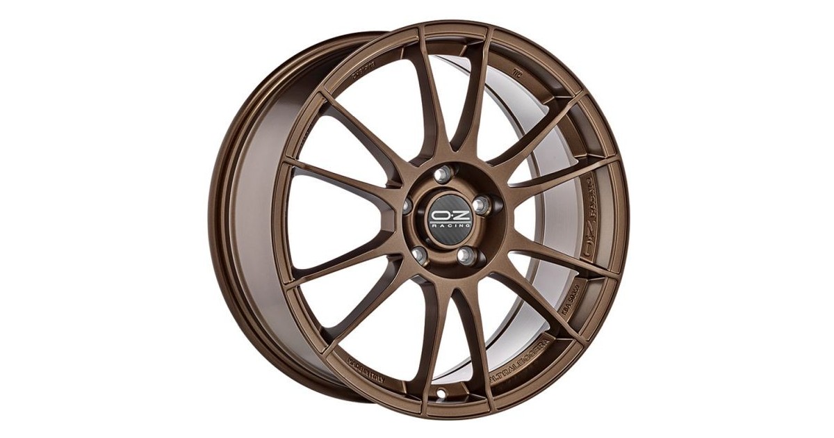Jante ALU, OZ ULTRALEGGERA HLT MATT BRONZE, 7X16 4/100 ET37, Alésage 68