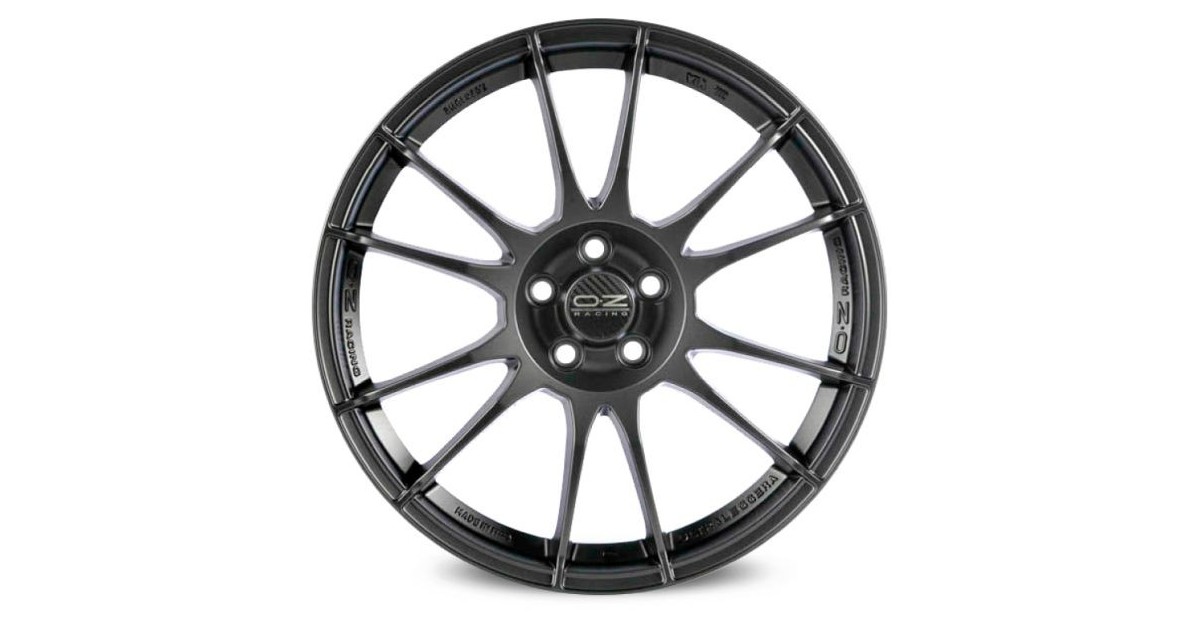 Jante ALU, OZ ULTRALEGGERA HLT MATT GRAPHITE, 7.5X17 5/100 ET35, Alésage 68