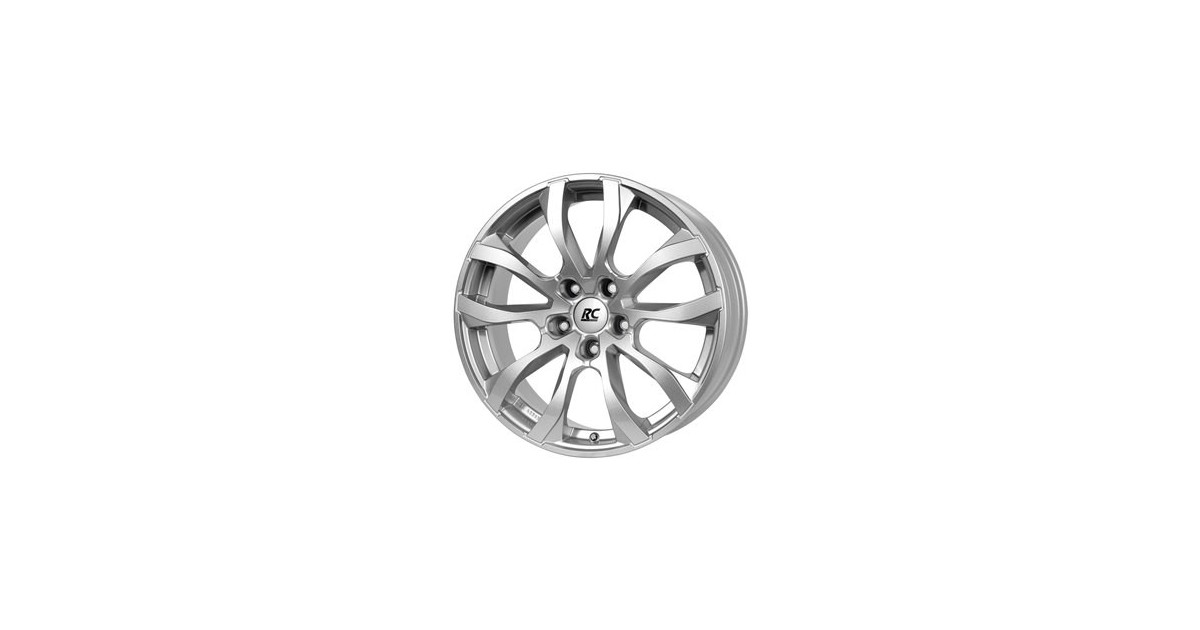 Jante ALU, RC-Design RC23/KS/ET45 kristallsilber lackiert, 8X18 5/108 ET45, Alésage 63.40