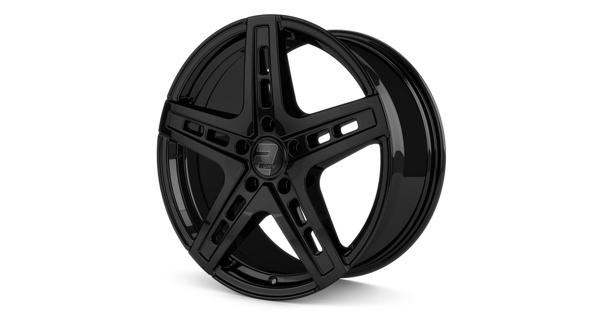 Jante ALU, Wheelworld - 2DRV  WH38 SW+ Noir brillant laqué 9.5X22 5/112 ET42, Alésage 66.6