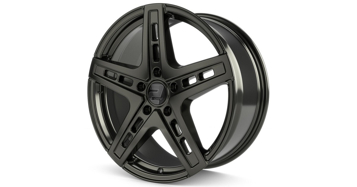Jante ALU, Wheelworld - 2DRV WH38 SW+ Noir brillant laqué 9.5X22 5/120 ET42, Alésage 72.6