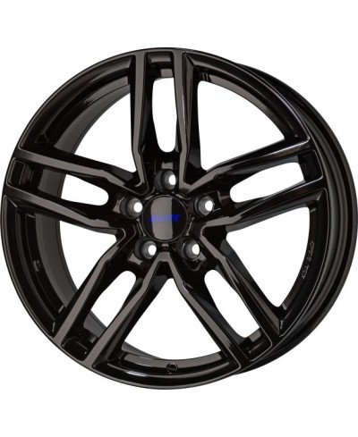 Jante ALU, Alutec IKENU SW diamant-schwarz, 7.5X17 5/108 ET45, Alésage 70.1