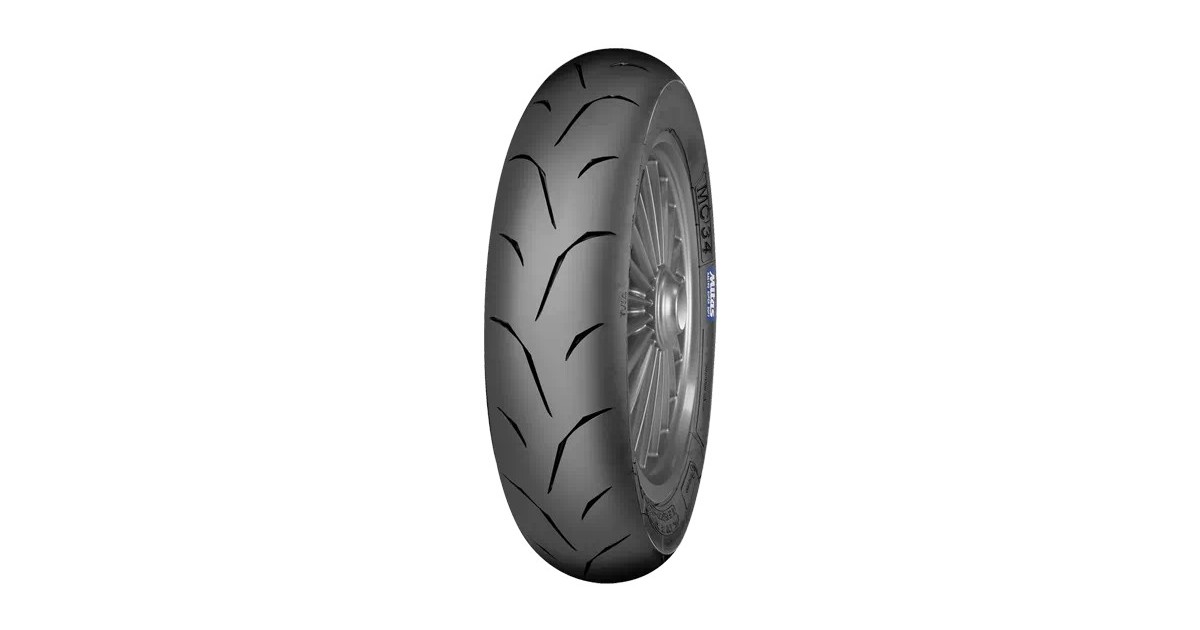 Pneu moto,  Mitas MC 34 Avant/Arrière 130/70-12 62P TL