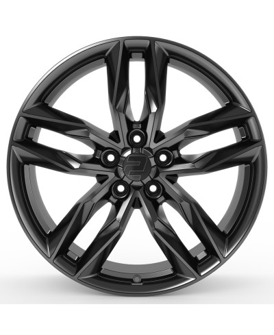 Jante ALU, Wheelworld - 2DRV WH40 DGM+ Dark Gunmetal lackiert 8X19 5/112 ET34, Alésage 66.6