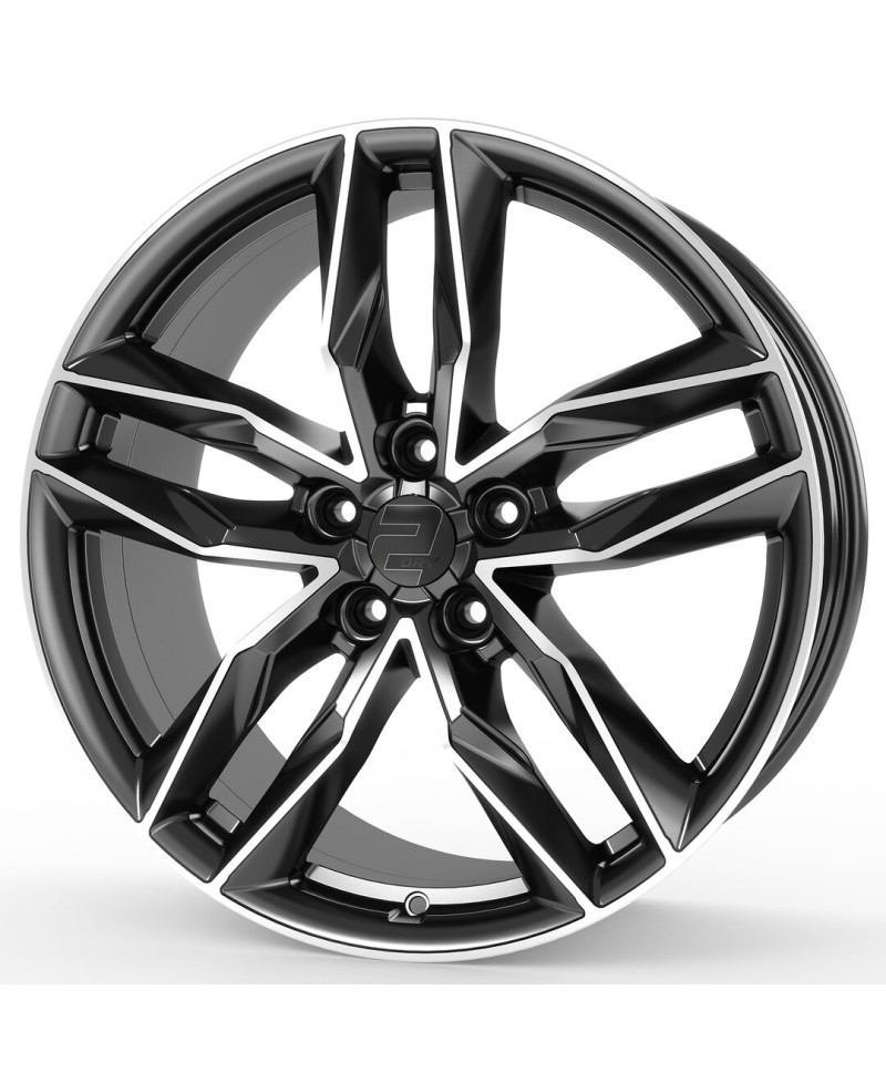 Jante ALU, Wheelworld - 2DRV WH40 DGMP+ ,Dark Gunmetal ,Face polie 8.5X19 5/112 ET32, Alésage 66.6