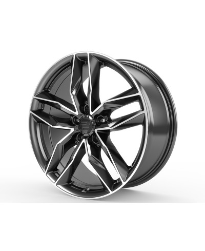 Jante ALU, Wheelworld - 2DRV WH40 DGMP+, Dark Gunmetal ,Face polie 8.5X19 5/112 ET40, Alésage 66.6