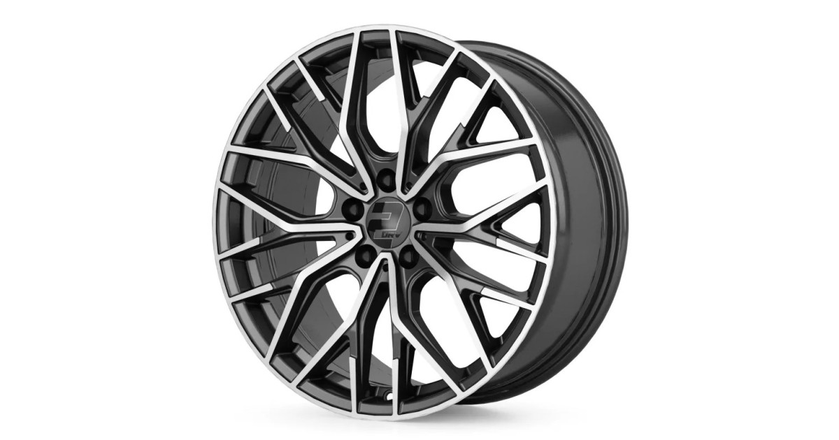 Jante ALU, Wheelworld - 2DRV WH37 DGMP+ Dark Gunmetal / Face polie  8.5X19 5/112 ET48, Alésage 66.6