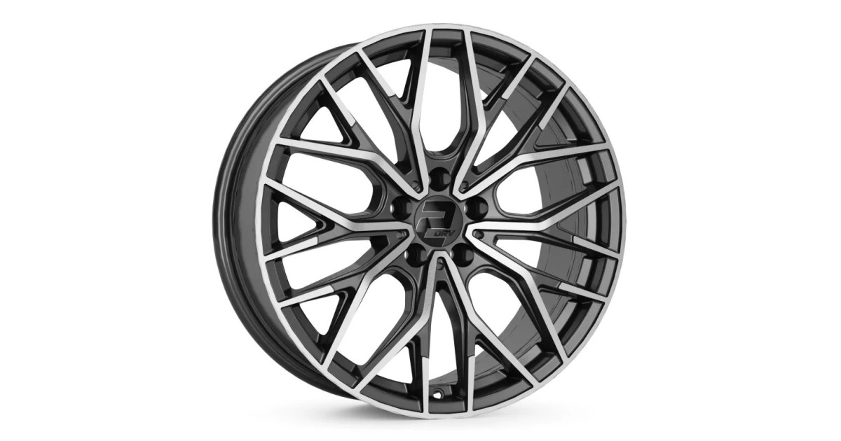 Jante ALU, Wheelworld - 2DRV WH37 DGMP+ Dark Gunmetal / Face polie 8X18 5/112 ET40, Alésage 66.6