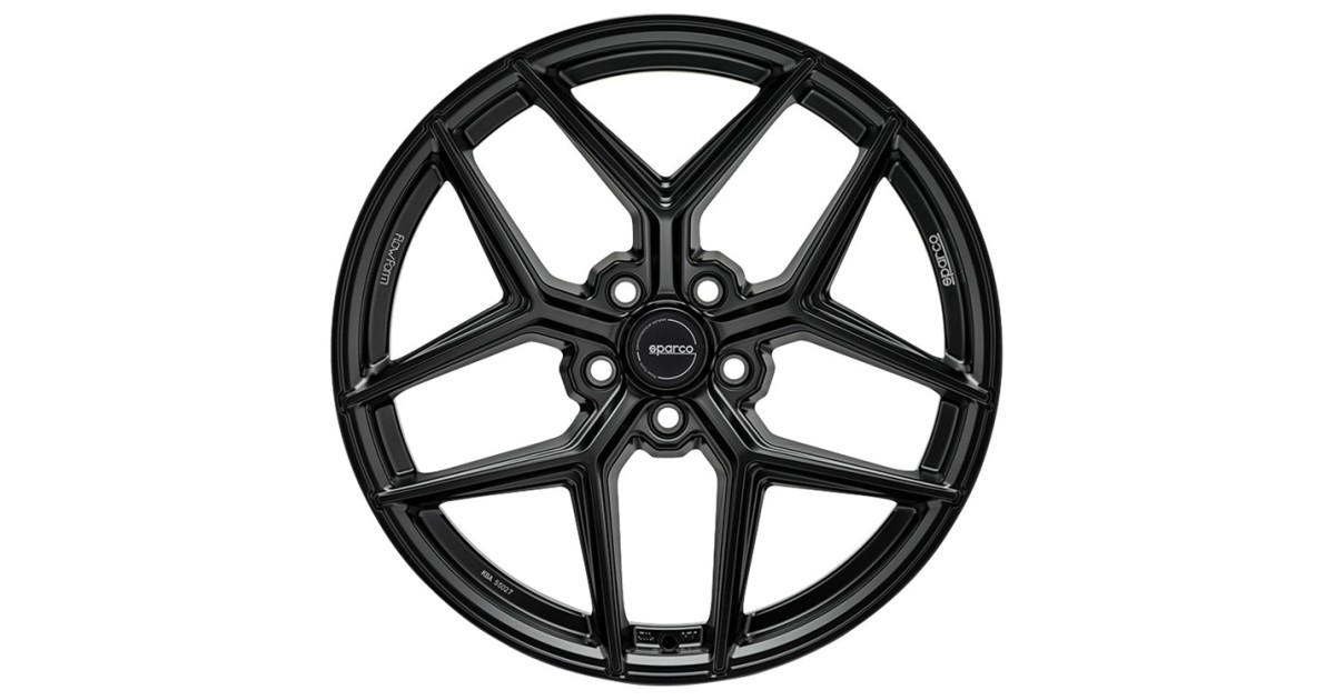 Jante ALU, SPARCO FF3 MB MATT BLACK  8X18 5/100 ET35, Alésage 63.4