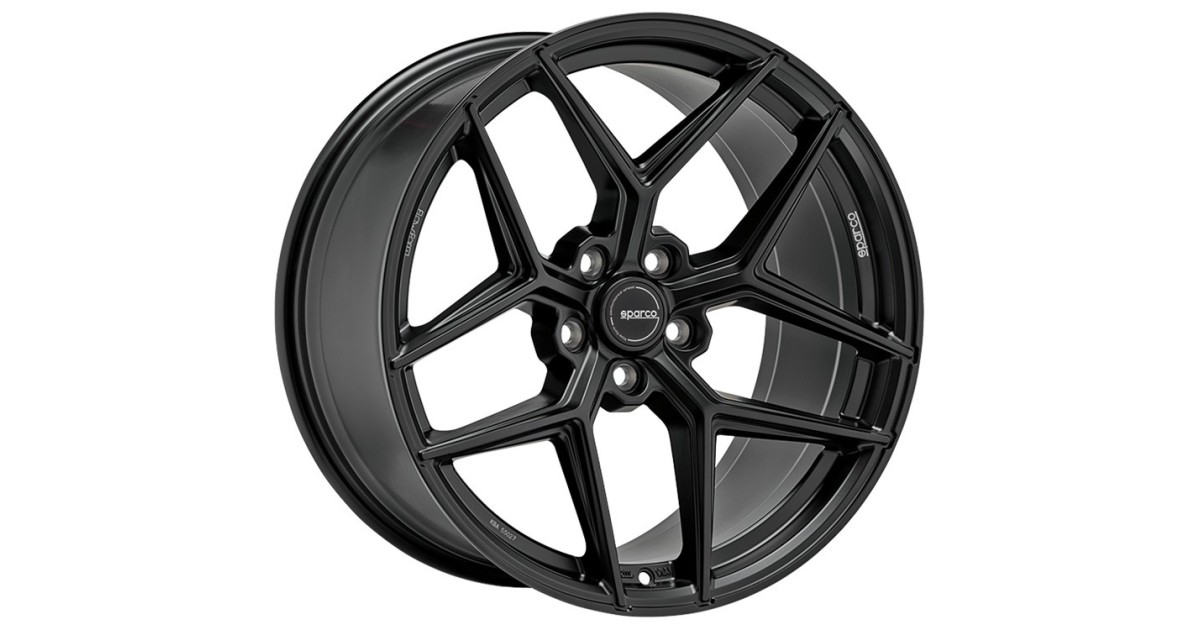 Jante ALU, SPARCO FF3 MB MATT BLACK 8X18 5/120 ET29, Alésage 72.6