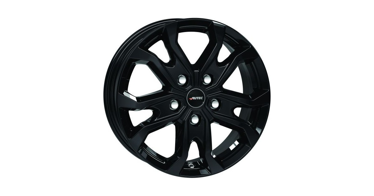 Jante Alu Autec Kiso Black 7,5x18 5x118 ET58  , Alésage 71.10