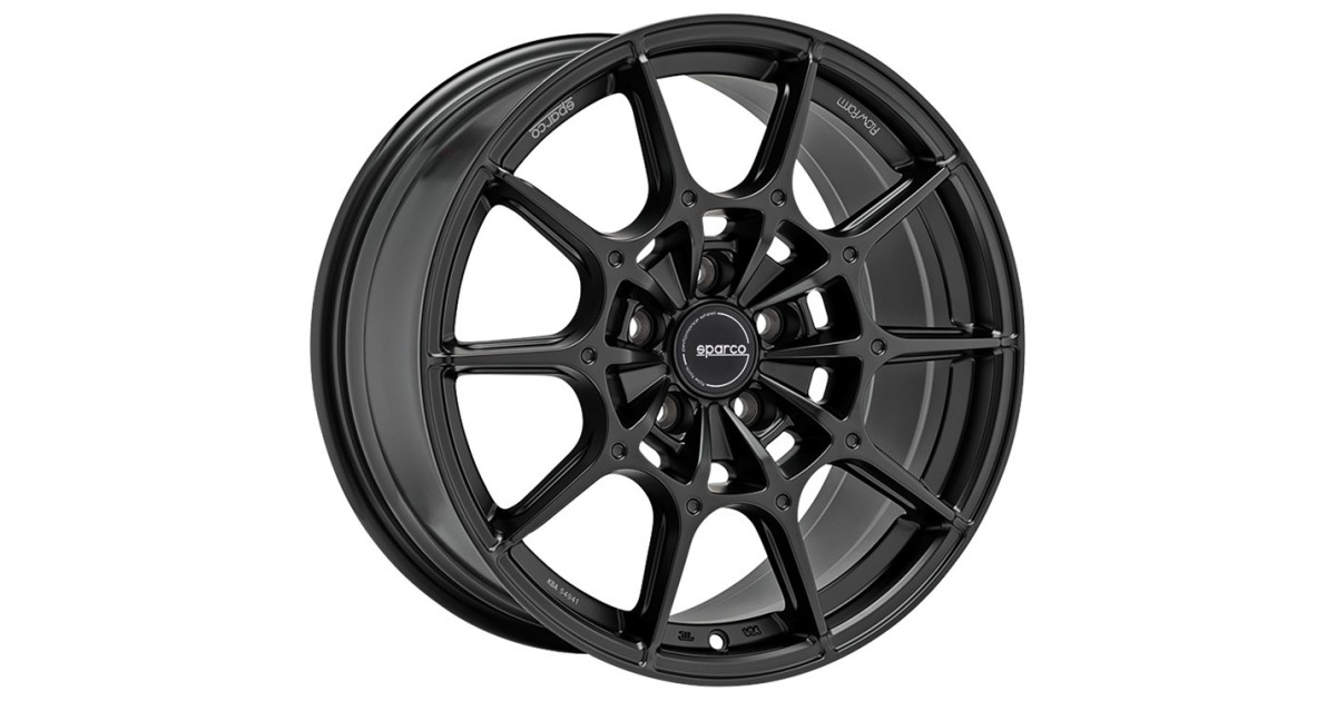 Jante ALU, SPARCO   FF2 MB MATT BLACK 8.5X18 5/114.3 ET45, Alésage 73.1