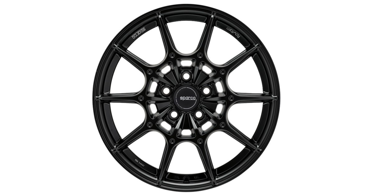 Jante ALU, SPARCO   FF2 MB MATT BLACK 8.5X18 5/114.3 ET45, Alésage 73.1