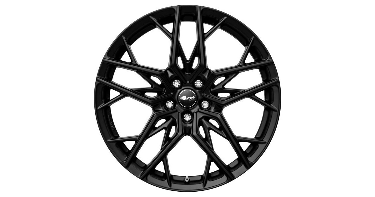 Jante Alu Brock B44 (SBM) Satin Black Matt 8,5x19 5x112 ET25 , Alésage 66.6