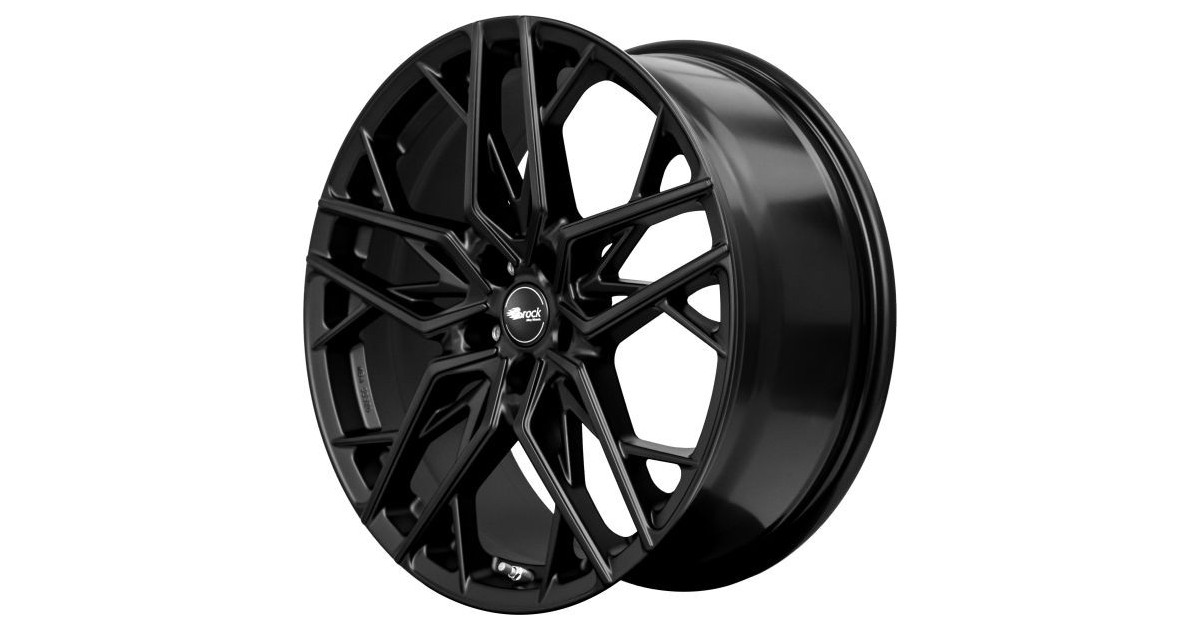 Jante Alu Brock B44 (SBM) Satin Black Matt 8,5x19 5x112 ET25 , Alésage 66.6