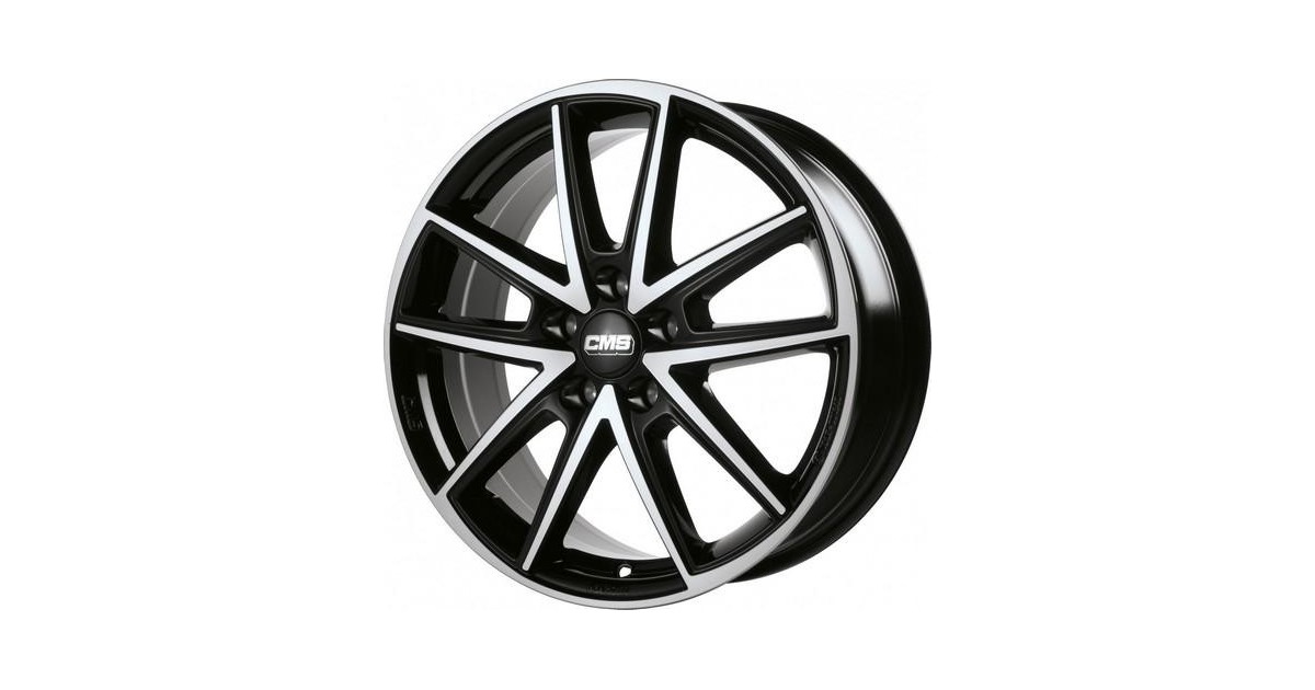 Jante ALU, CMS C30 Diamant Noir Brillant, 7.5X18 5/114.3 ET45, Alésage 67.1