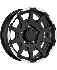 Jante ALU, SPARCO DAKAR  - Noir mat / liseré poli 5.5X16 5/139.7, Alésage 108.3
