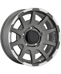 Jante ALU, SPARCO DAKAR - Anthracite foncé mat / liseré poli 5.5X16 5/139.7, ET0 , Alésage 108.3
