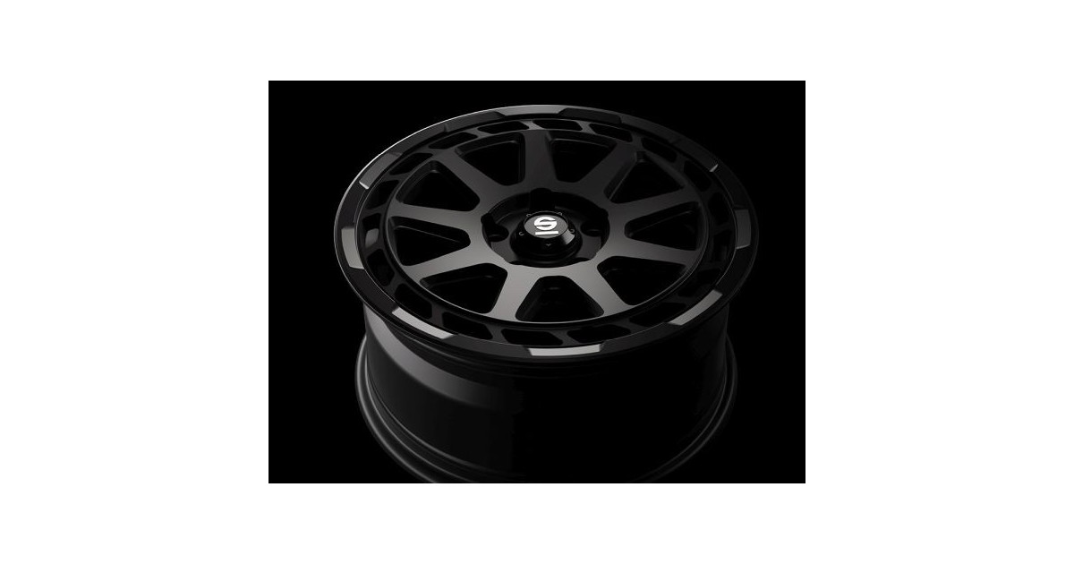 Jante ALU, SPARCO  Gravel - Noir mat 8X18 5/112 ET48, Alésage 73.1