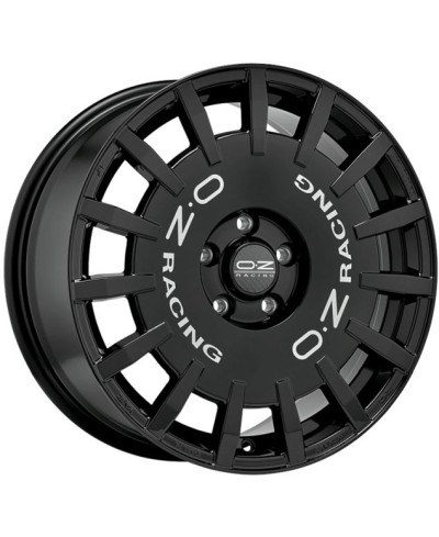 Jante ALU, OZ Rally Racing - Noir brillant / lettrage argent 8.5X19 5/108 ET45, Alésage 75