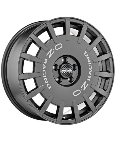 Jante ALU, OZ Rally Racing - Graphite foncé / lettrage argent 8X18 5/120 ET45, Alésage 65.1