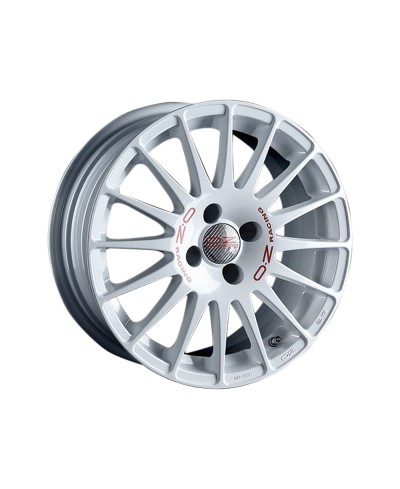 Jante ALU, OZ SUPERTURISMO WRC - RACE WHITE RED LETTERING  6.5X15 4/100 ET37, Alésage 68