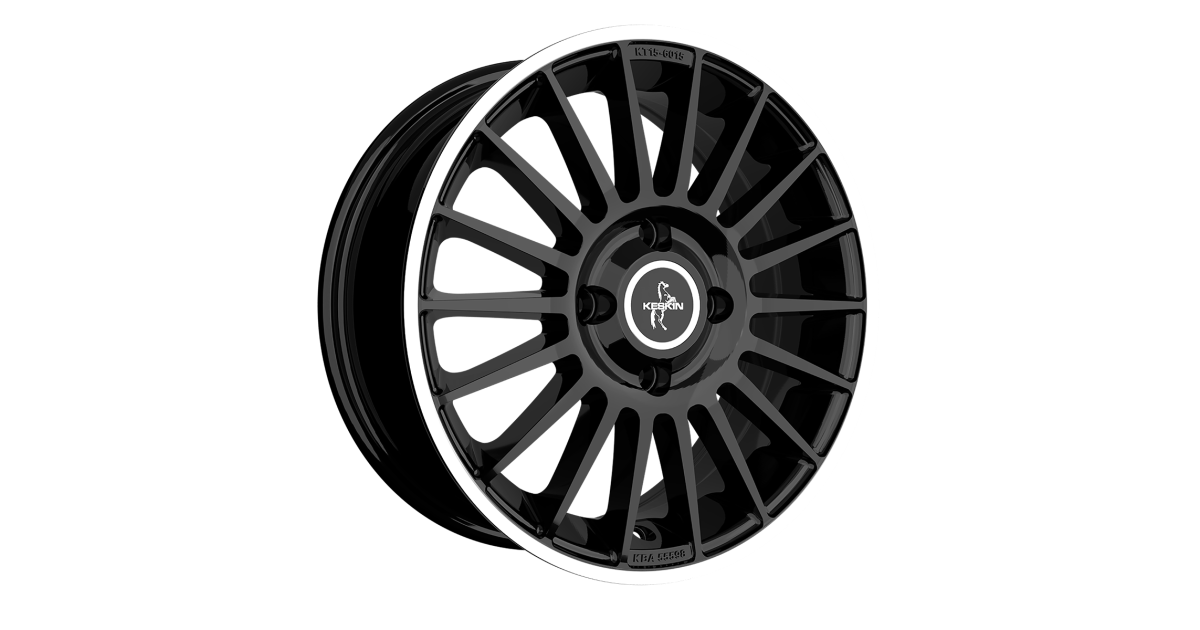 Jante ALU, Keskin Tuning KT15 BLACK LIP POLISH 7x16 4/ 108 ET35, Alésage 63.4