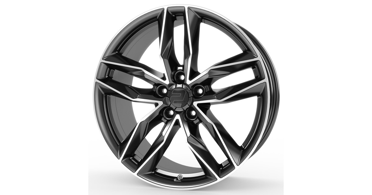 Jante ALU, Wheelworld - 2DRV WH40 DGMP+ Dark Gunmetal / ANTHRACITE FONCE FACE POLIE  8X19 5/112 ET40, Alésage 66.6