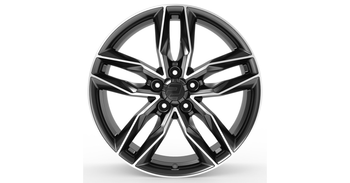 Jante ALU, Wheelworld - 2DRV WH40 DGMP+ Dark Gunmetal / ANTHRACITE FONCE FACE POLIE  8X19 5/112 ET40, Alésage 66.6