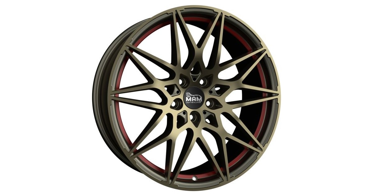 MAM B2 BRONZE RED INSIDE 8,5x20 5/112 ET30 Alésage 72,6
