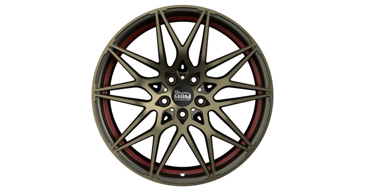 MAM B2 BRONZE RED INSIDE 8,5x20 5/112 ET30 Alésage 72,6
