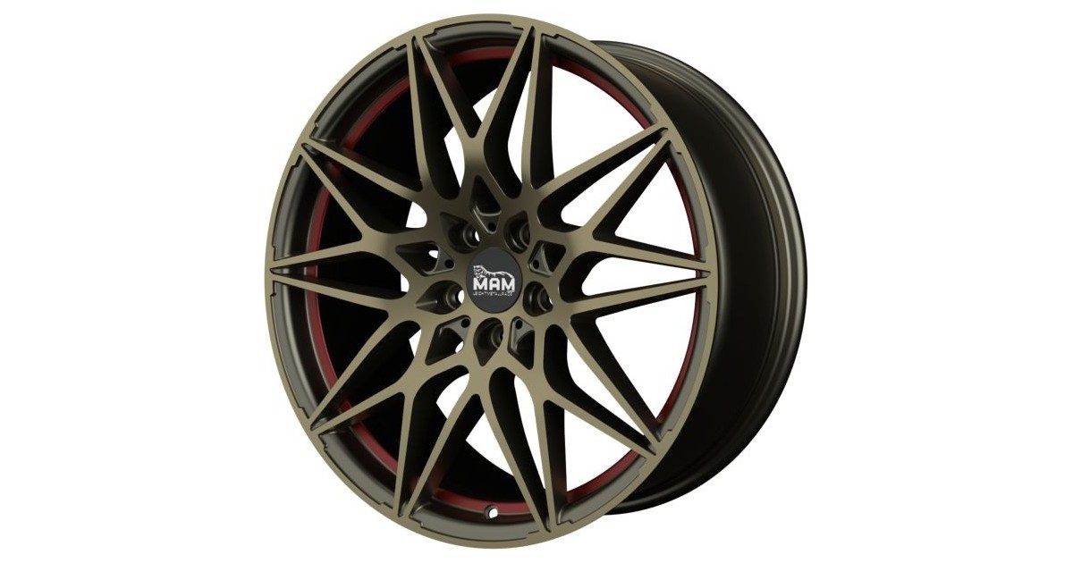 MAM B2 BRONZE RED INSIDE 8,5x20 5/112 ET30 Alésage 72,6