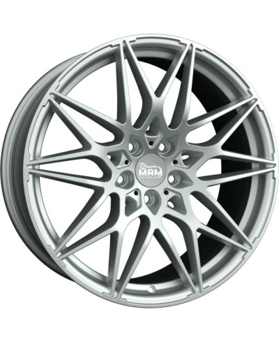 MAM B2 SILVER PAINTED 8,5x20 5/120 ET35 ,Alésage 72,6