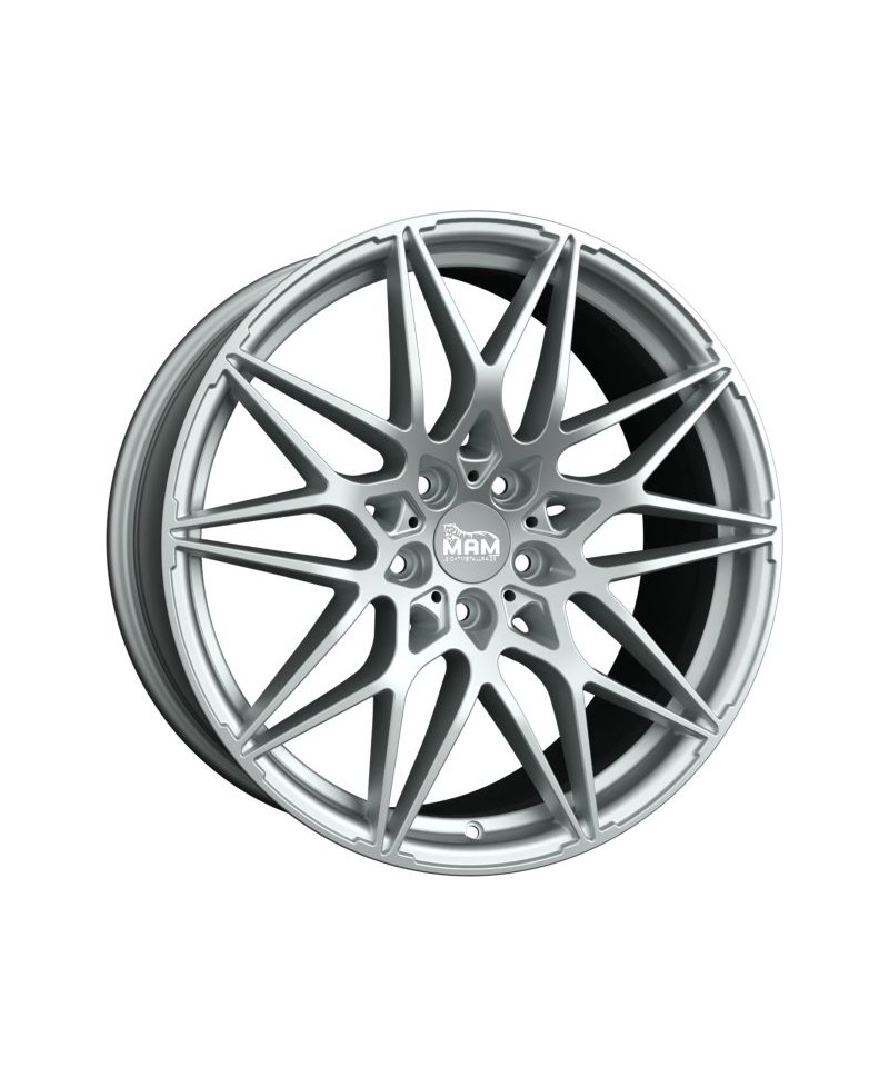 MAM B2 SILVER PAINTED 8,5x20 5/120 ET35 ,Alésage 72,6
