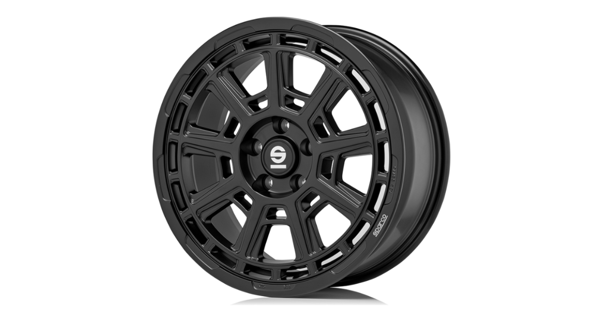 Jante ALU, SPARCO STERRATO MATT BLACK 8X18 5/120 ET45, Alésage 65.1