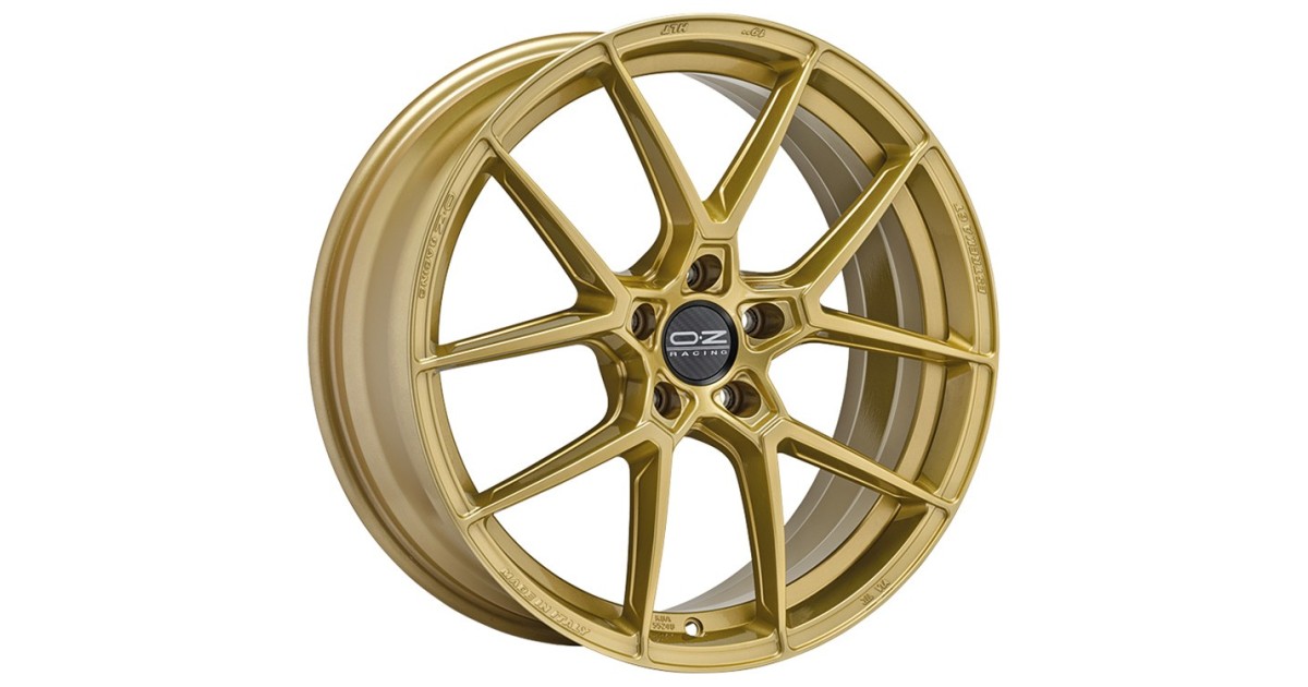 Jante ALU, OZ  ESTREMA GT HLT RACE GOLD 8.5X18 5/100 ET45, Alésage 68.1