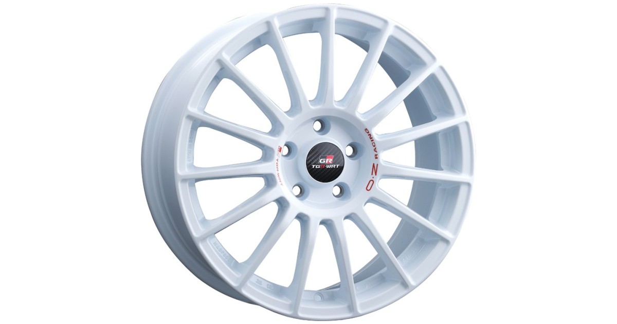 Jante ALU, OZ SUPERTURISMO TGR-WRT RACE WHITE + RED LETTER 8X18 5/114.30 ET38, Alésage 75