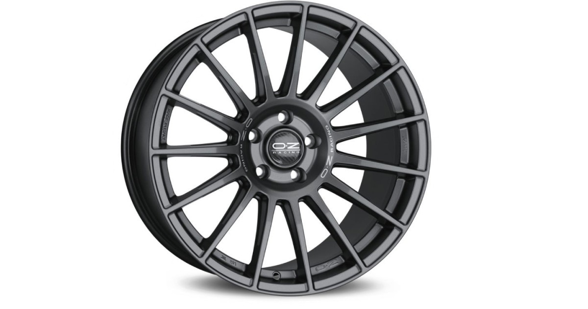 Jante ALU, OZ SUPERTURISMO DAKAR MATT GRAPHITE + SILVER LETTER 8.5X20 5/130 ET35.1, Alésage 66.6