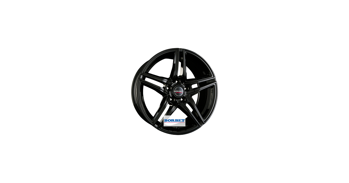 Jante ALU, Borbet XRT/BG/ET35 black glossy, 8X18 5/112 ET35, Alésage 72.50