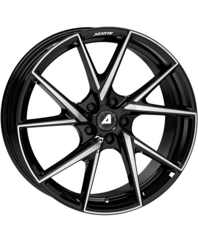 Jante ALU, Alutec  ADX.01 Noir brillant / Face polie 8.5X18 5/112 ET30, Alésage 70.1
