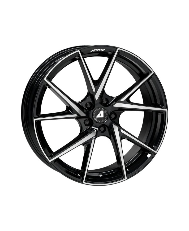 Jante ALU, Alutec  ADX.01 Noir brillant / Face polie 8.5X18 5/112 ET30, Alésage 70.1